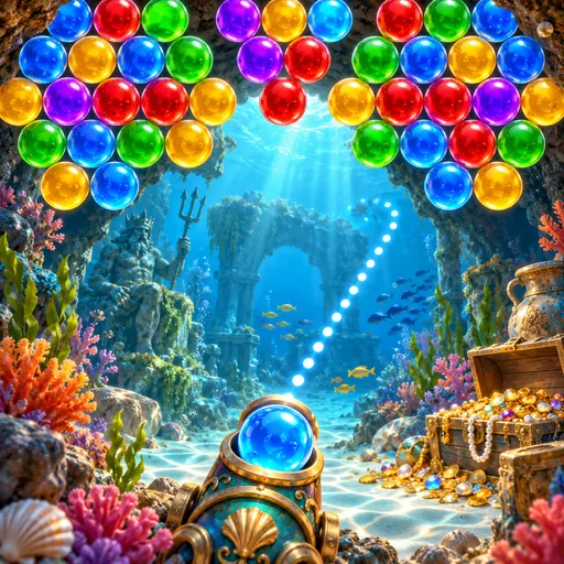 海底泡泡游戏画面